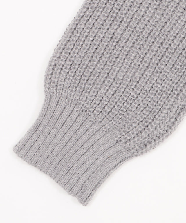 ダブルZIPニットカーデ