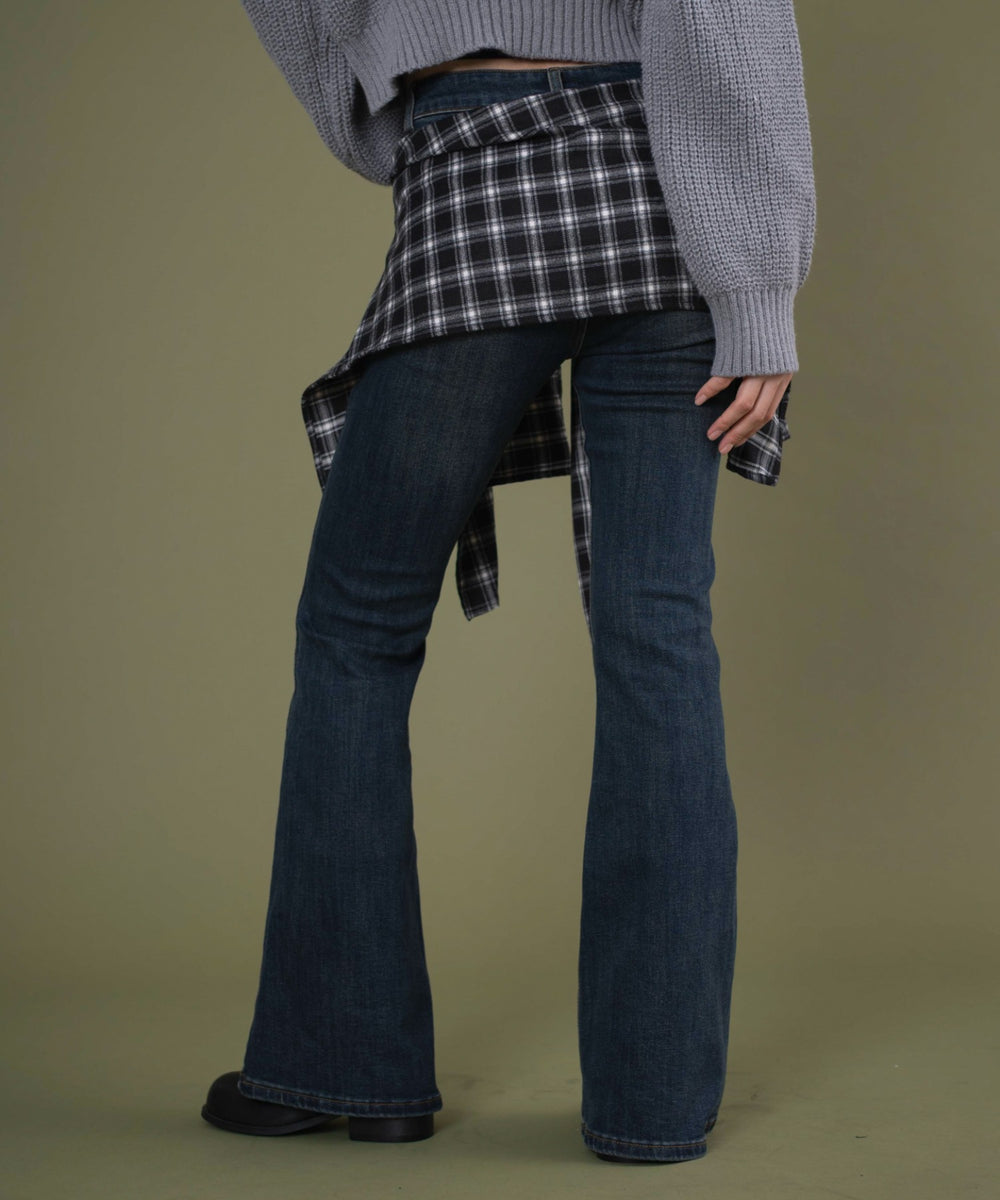 デニム中濃 モデル：160cm S着用
