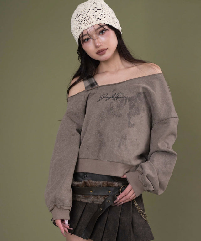 ブラウン モデル：163cm F着用