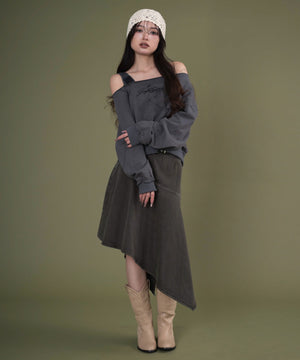 チャコール モデル：163cm F着用