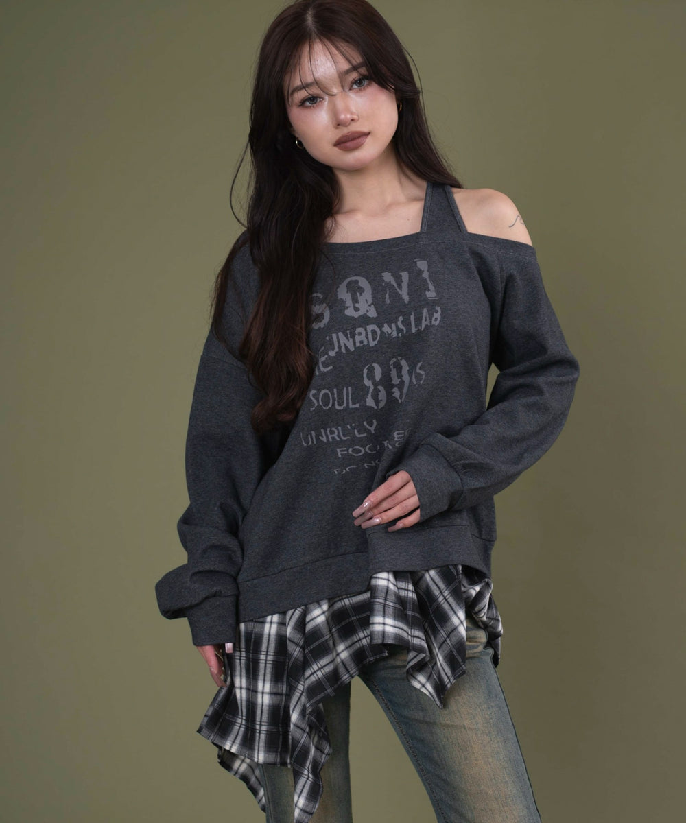 チャコール モデル：163cm F着用