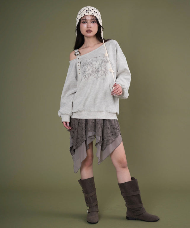 Lベージュ モデル：163cm F着用