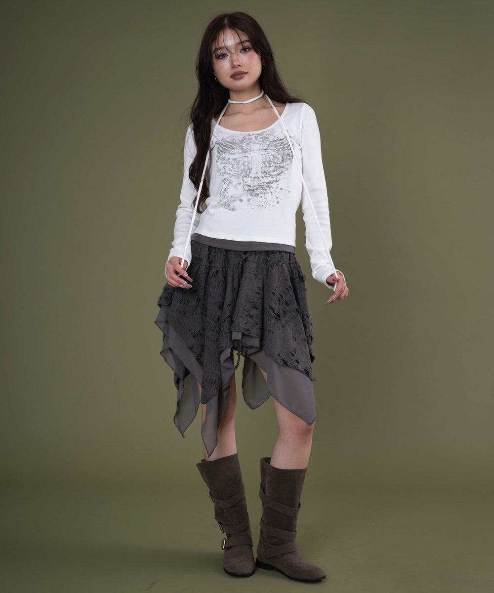 Dグレー モデル：163cm F着用