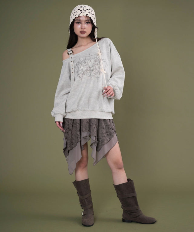 ブラウン モデル：163cm F着用