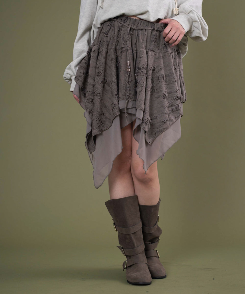 ブラウン モデル：163cm F着用