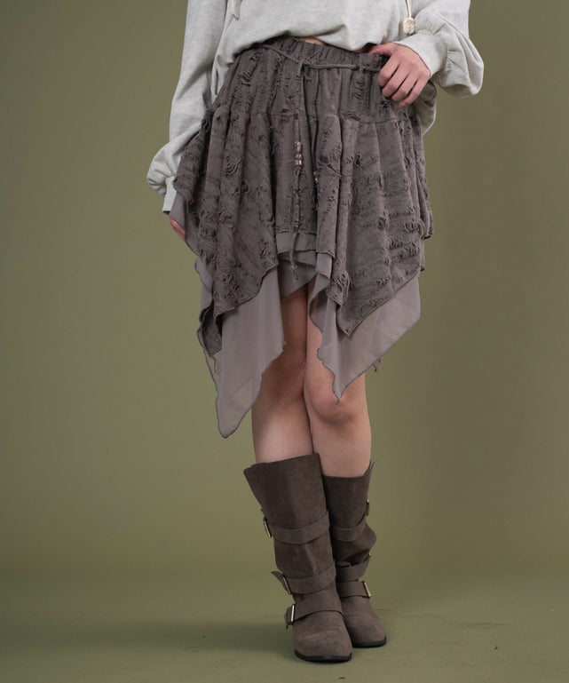 ブラウン モデル：163cm F着用