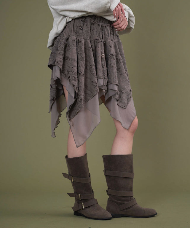 ブラウン モデル：163cm F着用