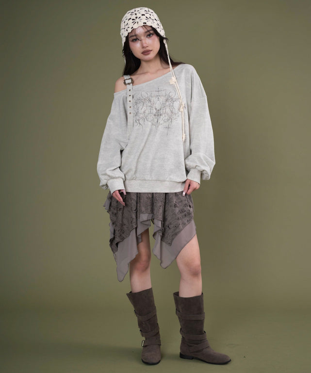 ブラウン モデル：163cm F着用