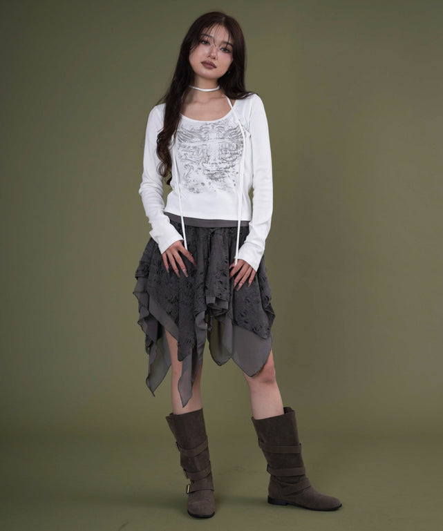 Dグレー モデル：163cm F着用