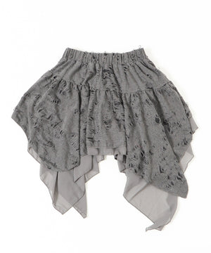 ダメージヘムスカート