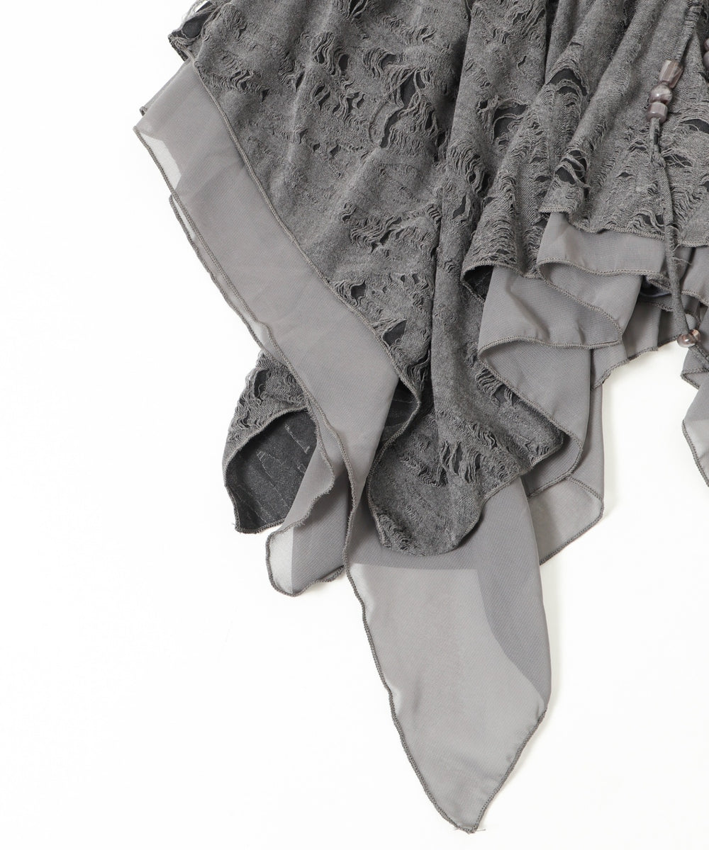 ダメージヘムスカート