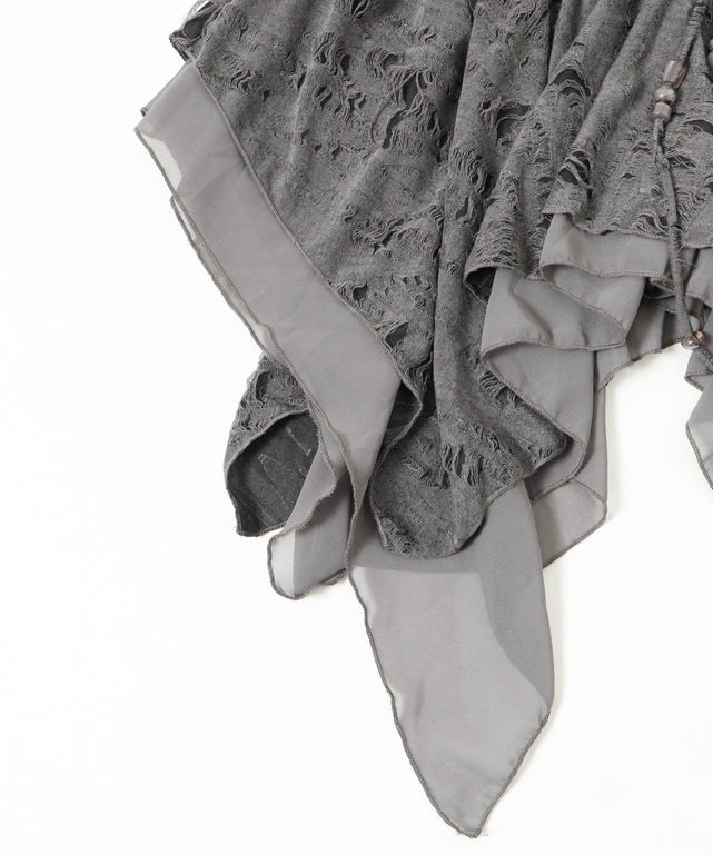 ダメージヘムスカート