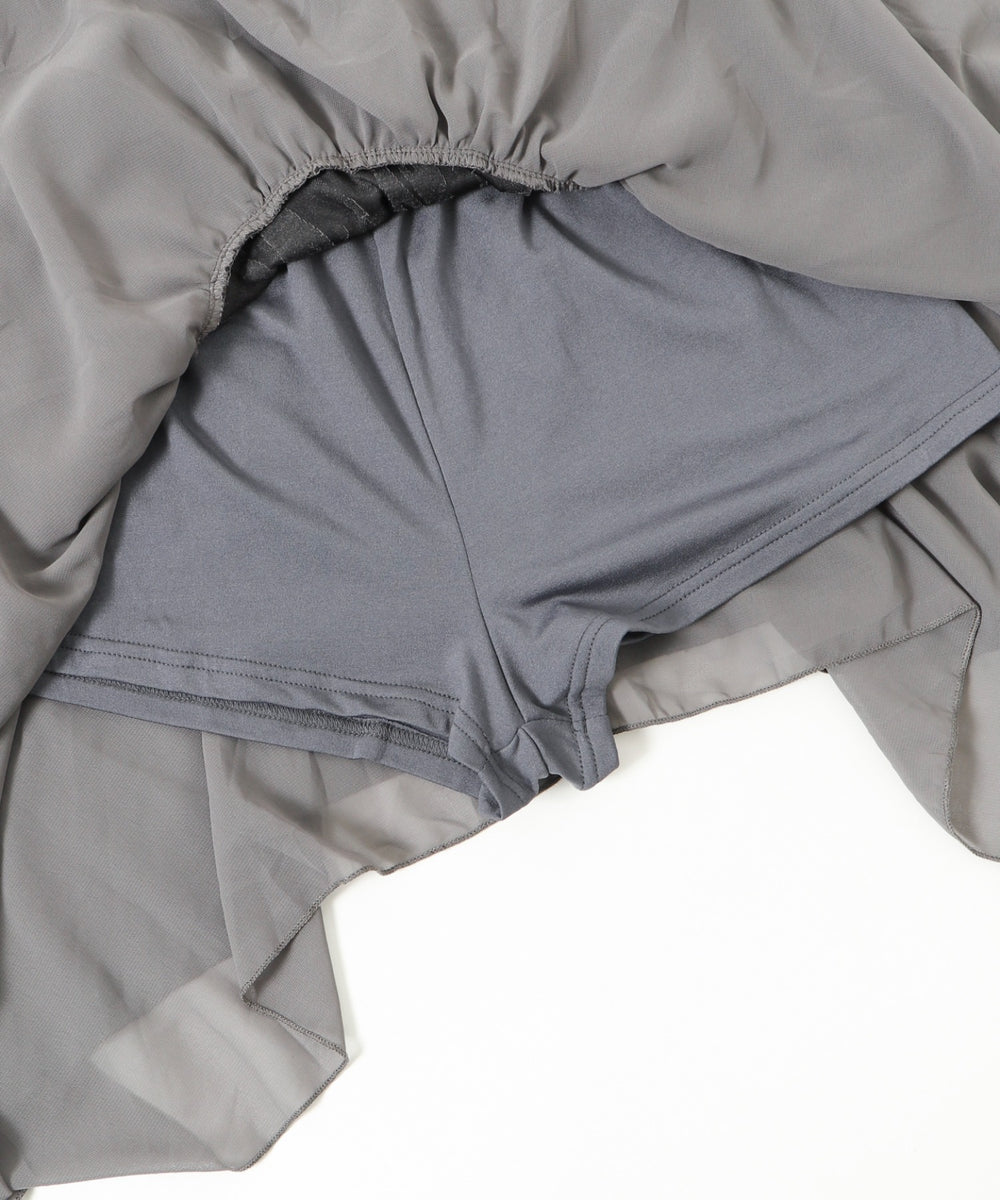 ダメージヘムスカート