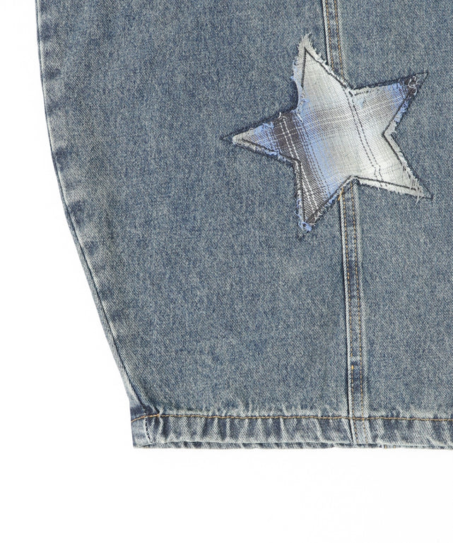 フェイクスリーブバレルデニム