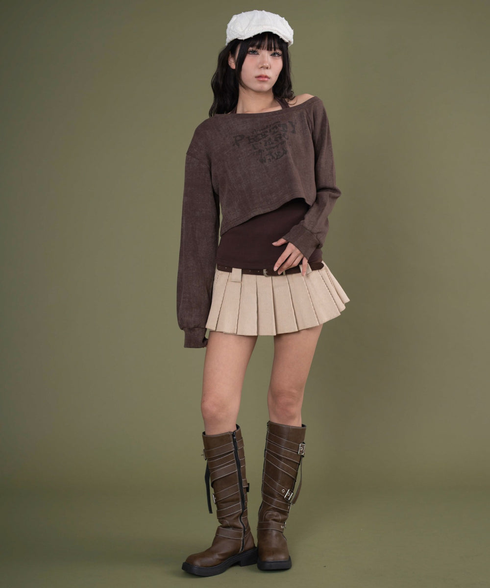 ブラウン モデル：160cm F着用