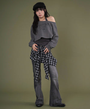 グレー モデル：160cm F着用