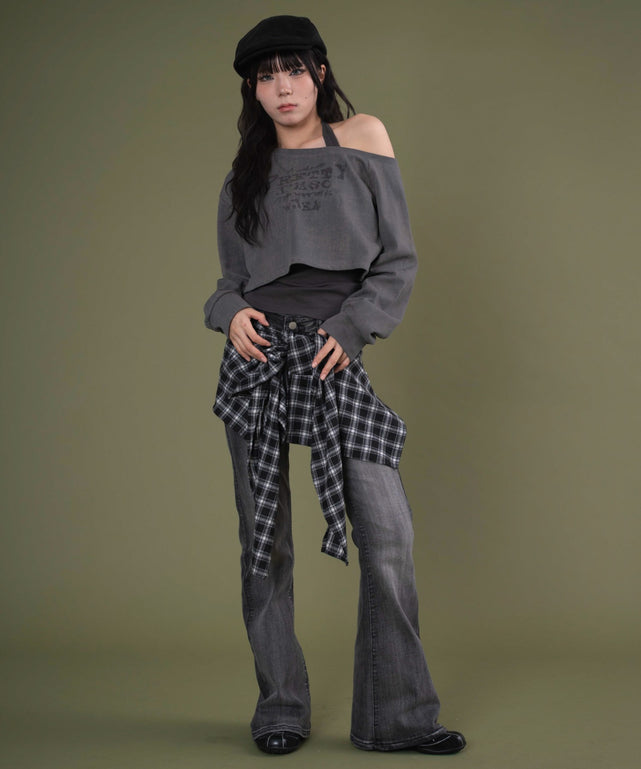 グレー モデル：160cm F着用