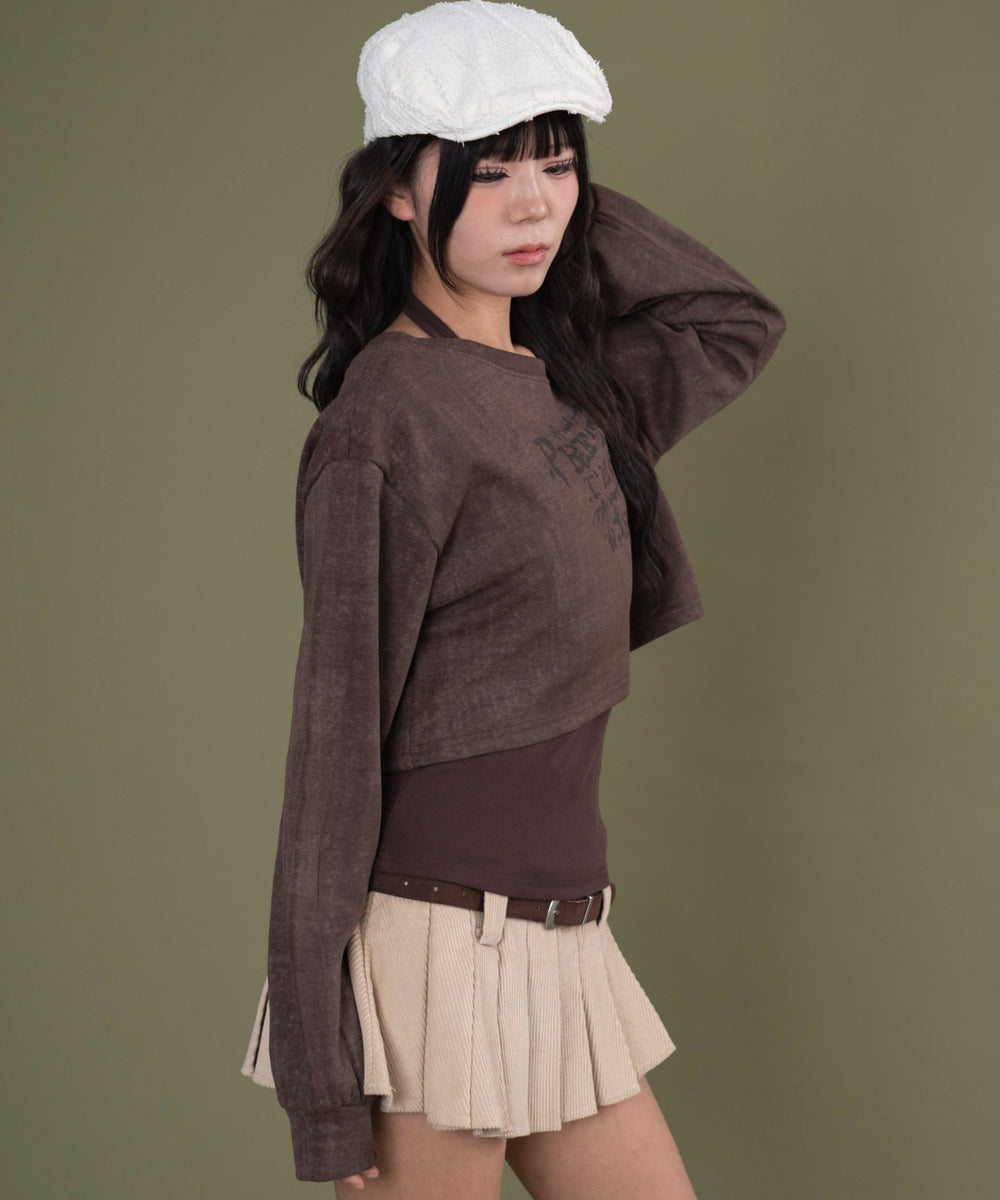 ブラウン モデル：160cm F着用