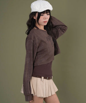 ブラウン モデル：160cm F着用