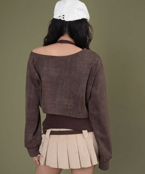 ブラウン モデル：160cm F着用