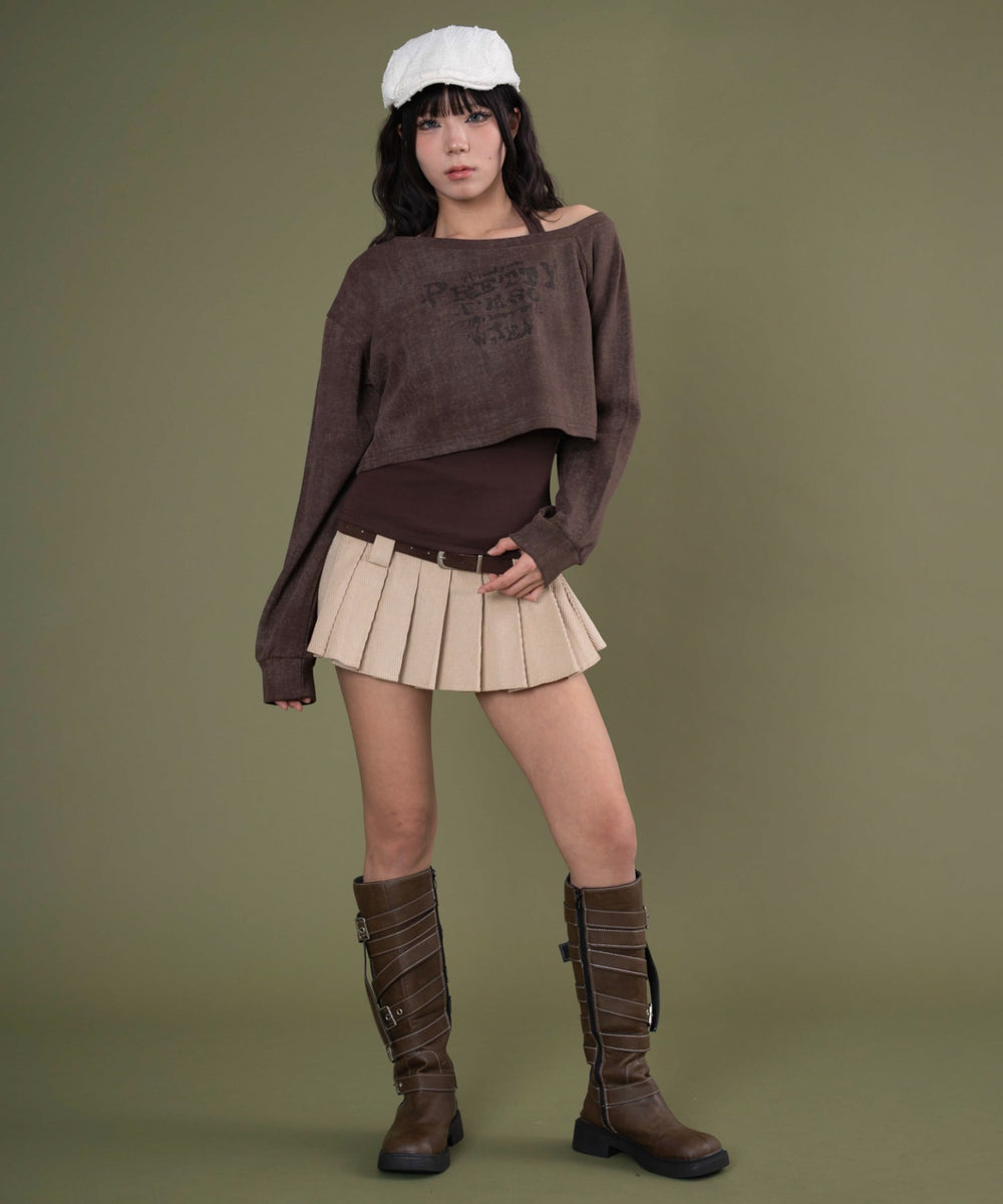 ブラウン モデル：160cm F着用