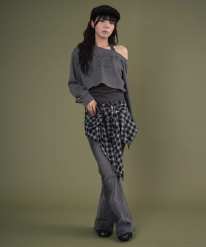 グレー モデル：160cm F着用