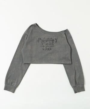 エイジドオフショルダースウェット