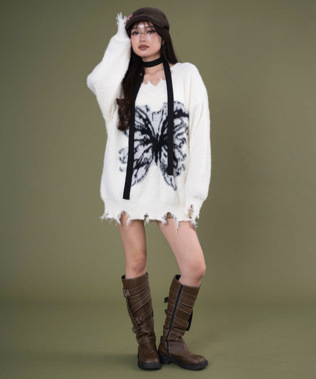 ホワイトアイボリー モデル：163cm F着用