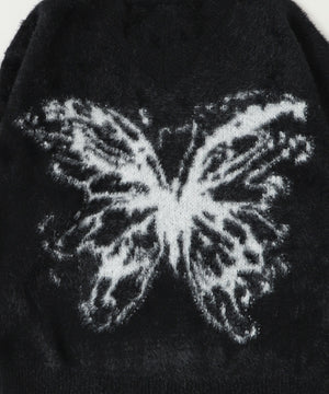 バタフライダメージニット