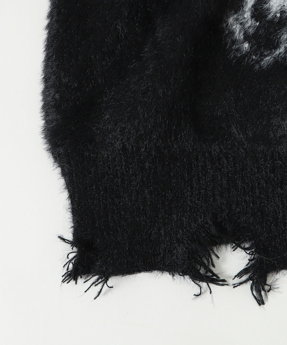 バタフライダメージニット