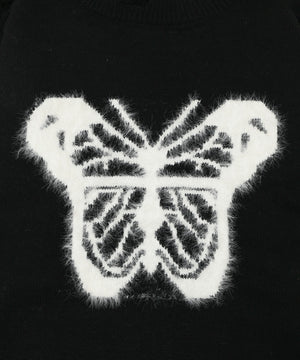 バタフライダメージニット