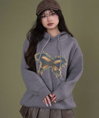 バタフライニットパーカー