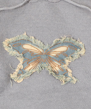 バタフライニットパーカー