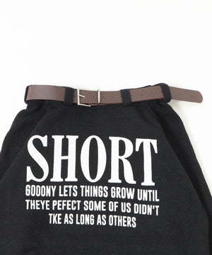 ベルトオフショルロゴニット