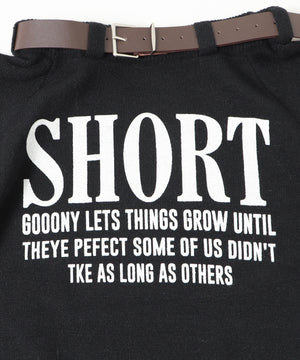 ベルトオフショルロゴニット