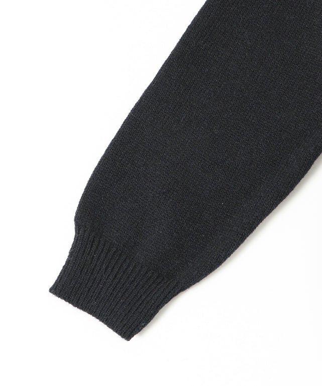 ベルトオフショルロゴニット