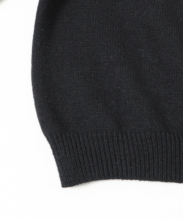 ベルトオフショルロゴニット