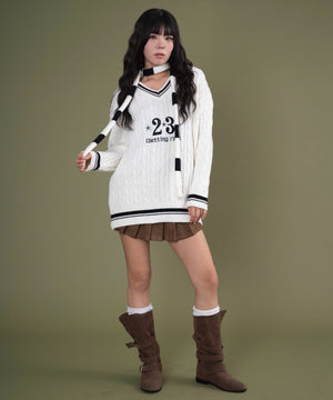 ホワイトアイボリー モデル：160cm F着用