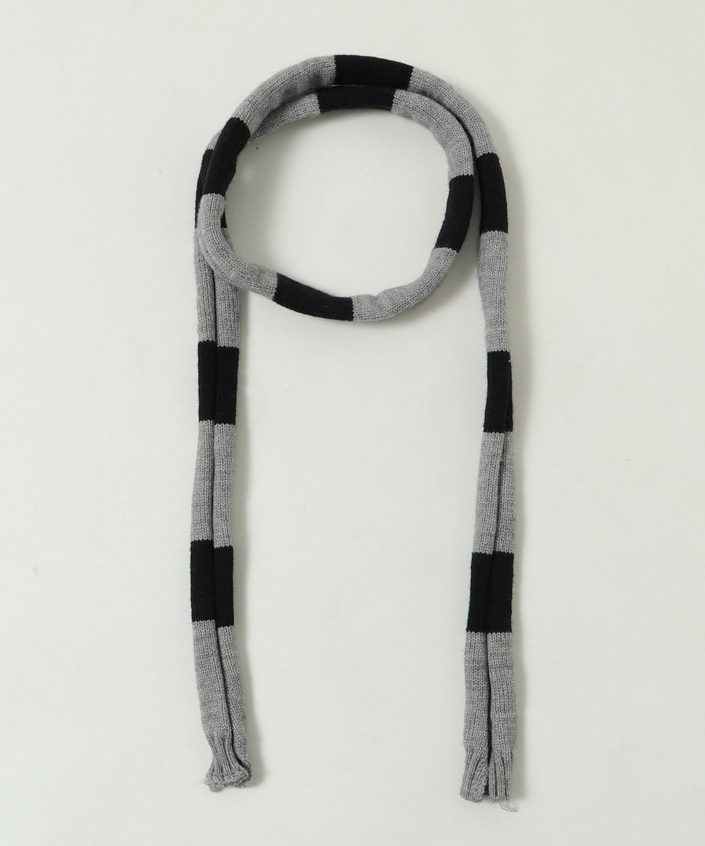 マフラー付きチルデンニット