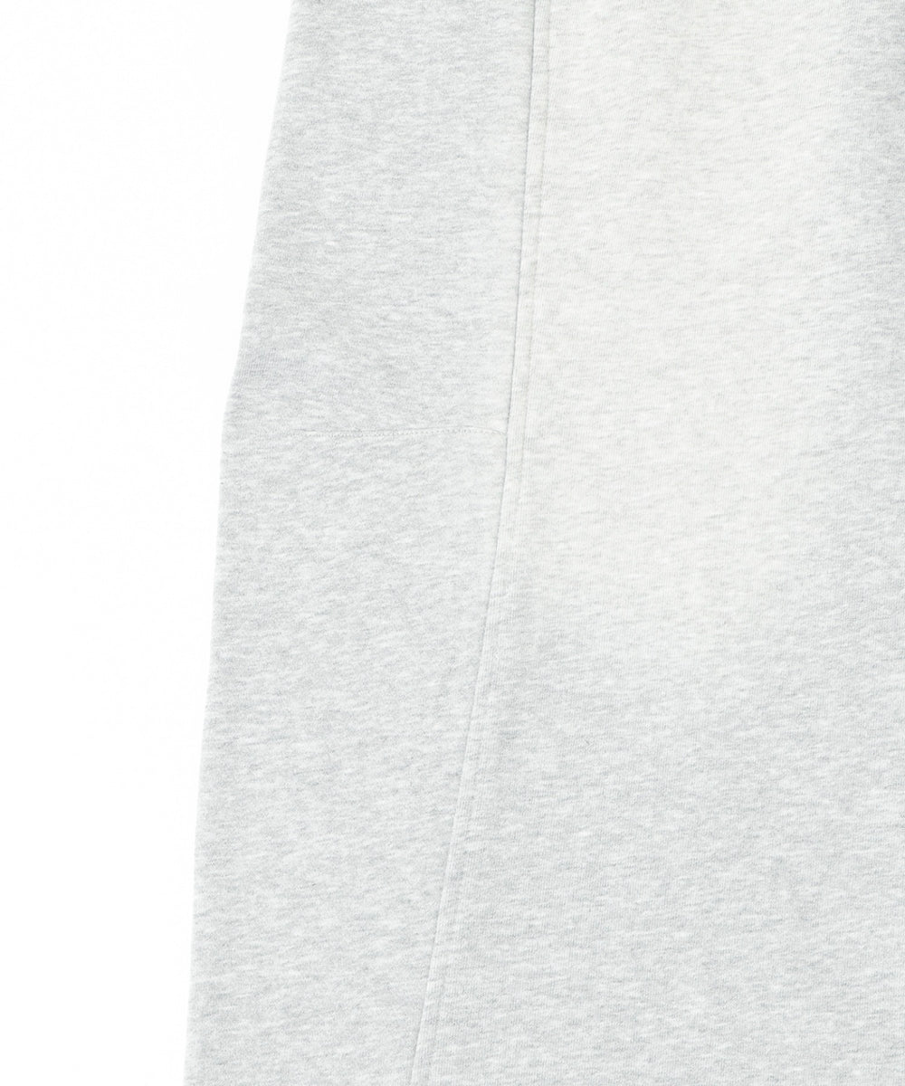 ウエストカットカーブスウェットパンツ