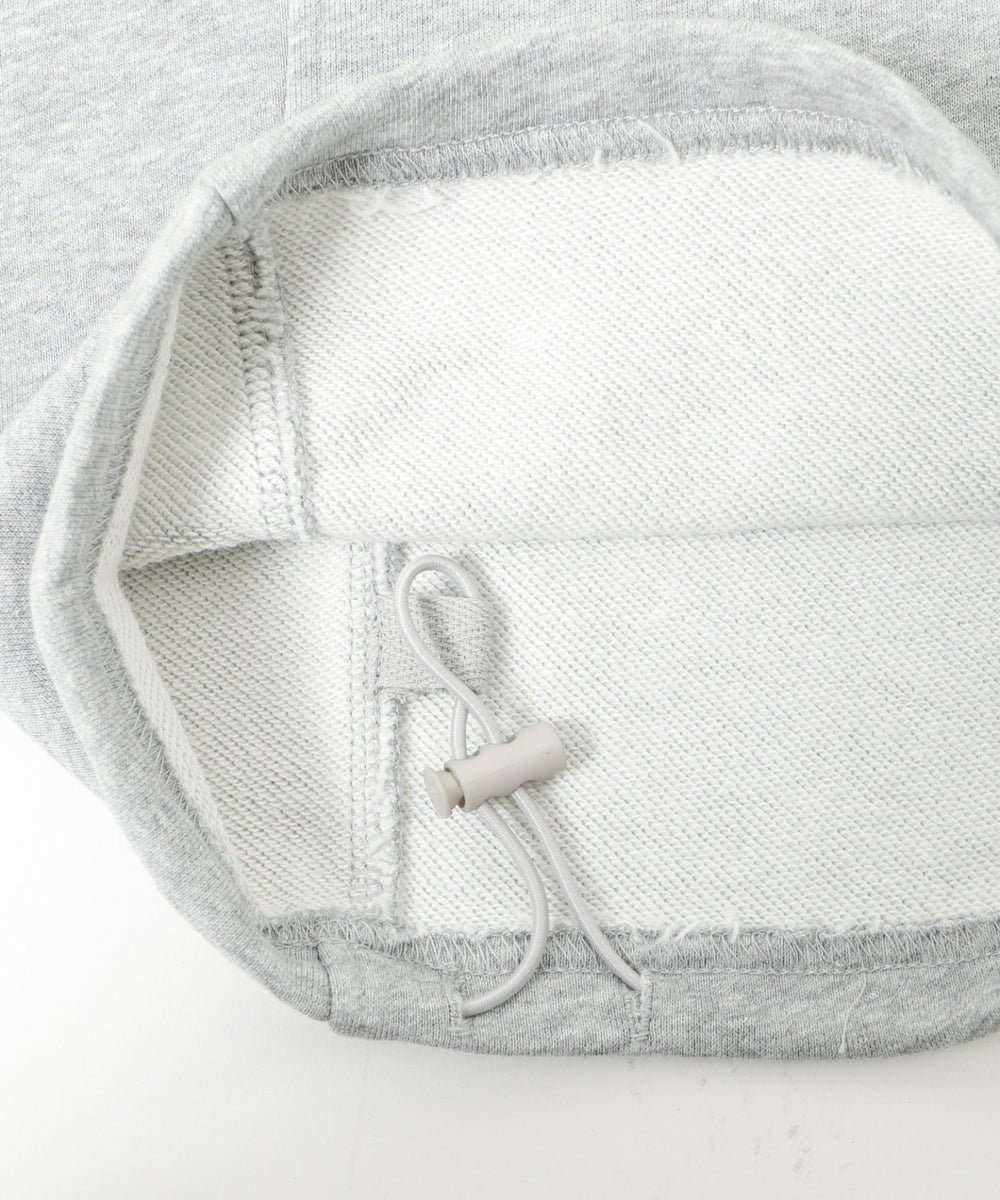 ウエストカットカーブスウェットパンツ