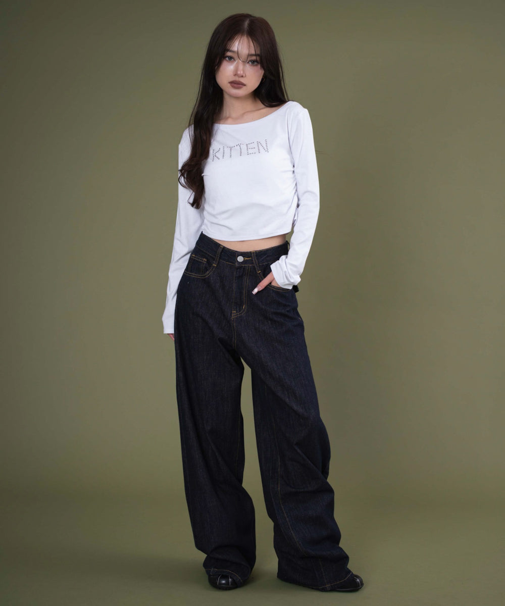 デニムインディゴ モデル：163cm S着用