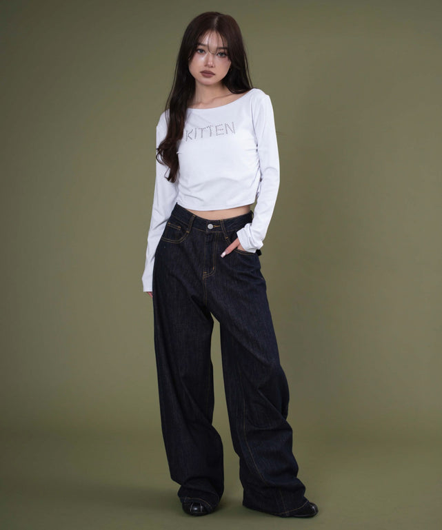 デニムインディゴ モデル：163cm S着用