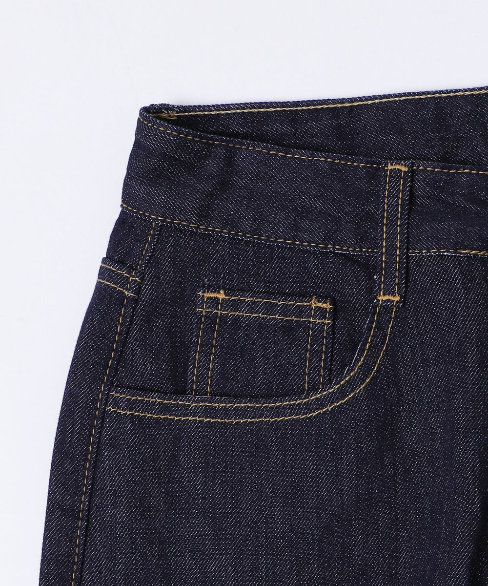 バックフラップポケットルーズデニム