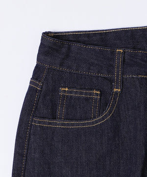 バックフラップポケットルーズデニム