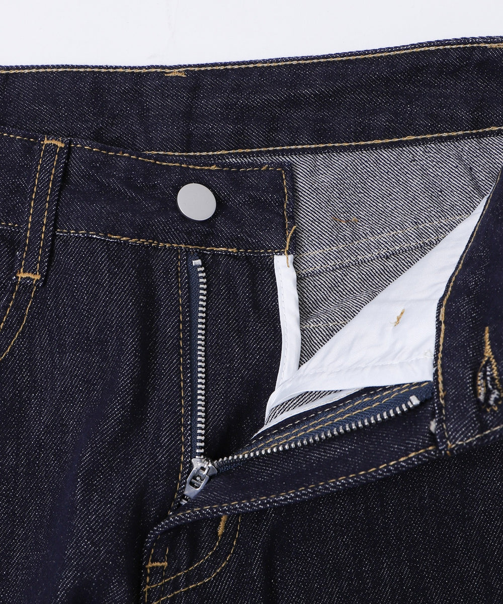 バックフラップポケットルーズデニム