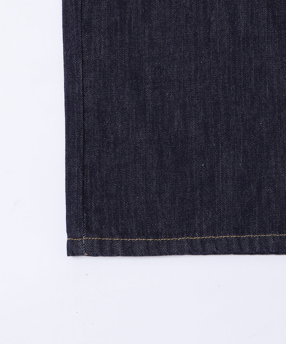 バックフラップポケットルーズデニム