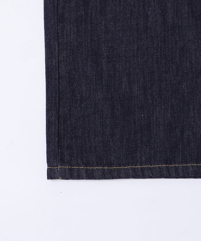 バックフラップポケットルーズデニム