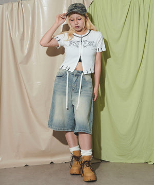 ホワイト モデル：155cm F着用