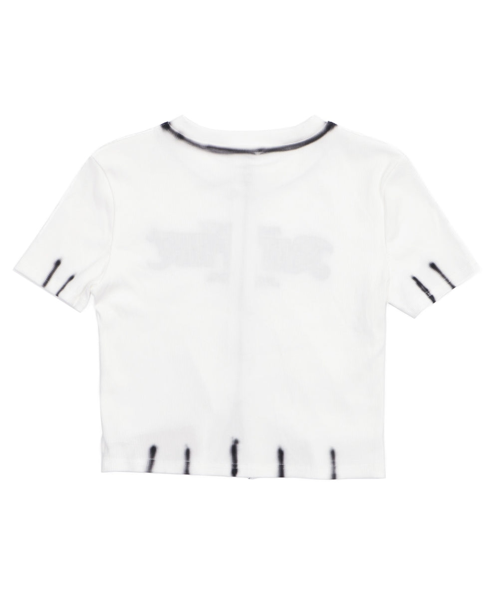 WジップロゴブリーチSSトップス